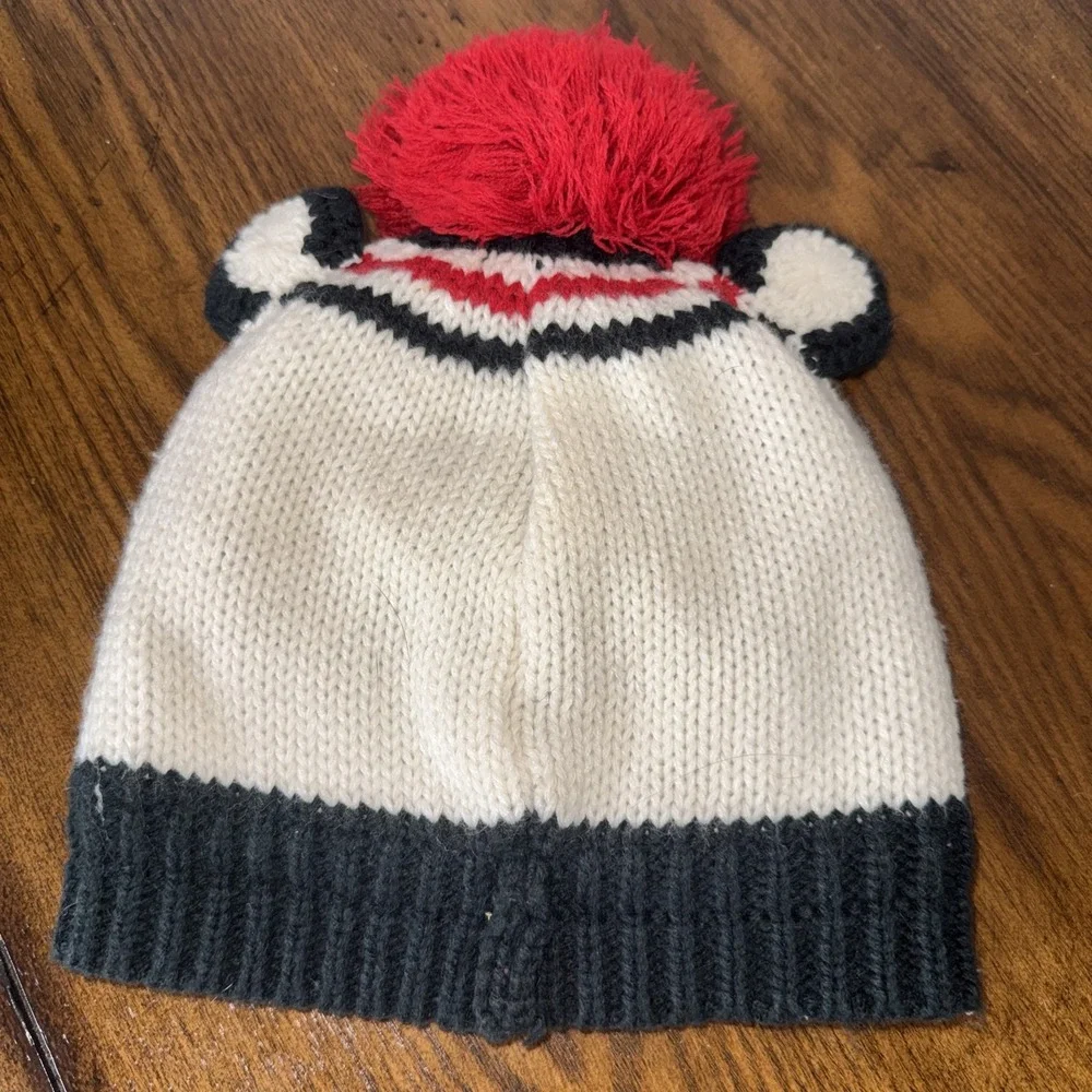 The Children's Place Winter Panda Pom Hat Fleece Lined 2T-5T Unisex